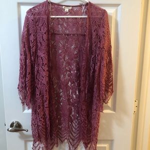 ⚡️BOGO free! ⚡️ Boho lace 3/4 sleeve cardigan